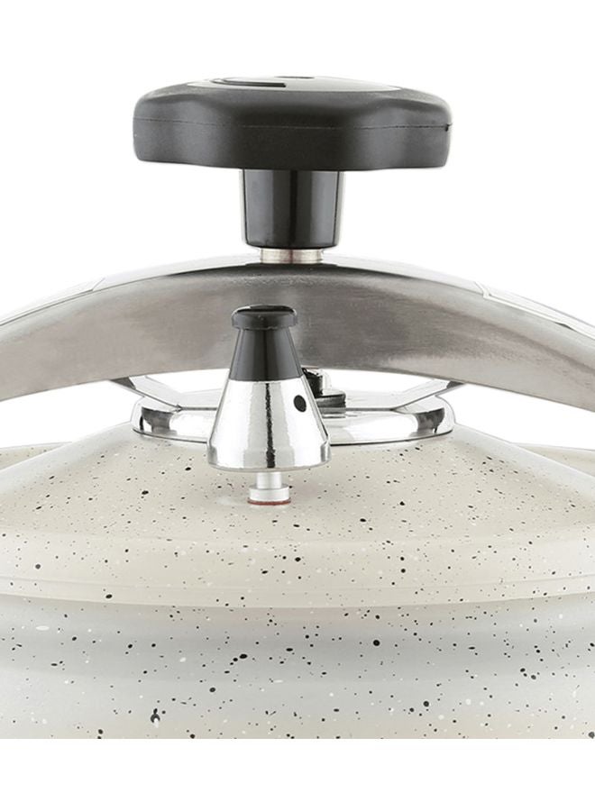 Alsaif Aluminium Pressure Cooker White 8Liters - Image 3