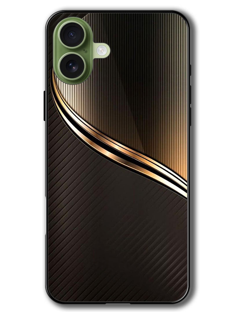 Theodor Case Compatible with Apple iPhone 17 6.3 Inch Protection Shockproof Bumper Cover Steel Pattern - Image 1