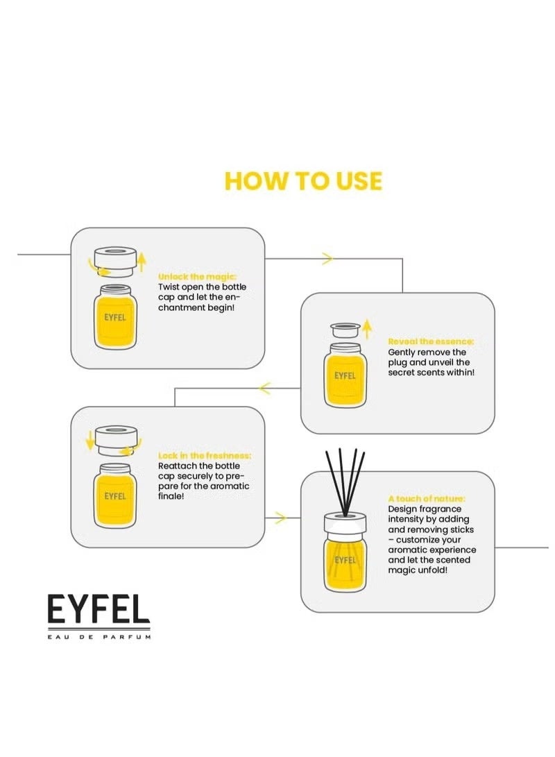 EYFEL Melon Reed Diffuser 120 ml - Image 3