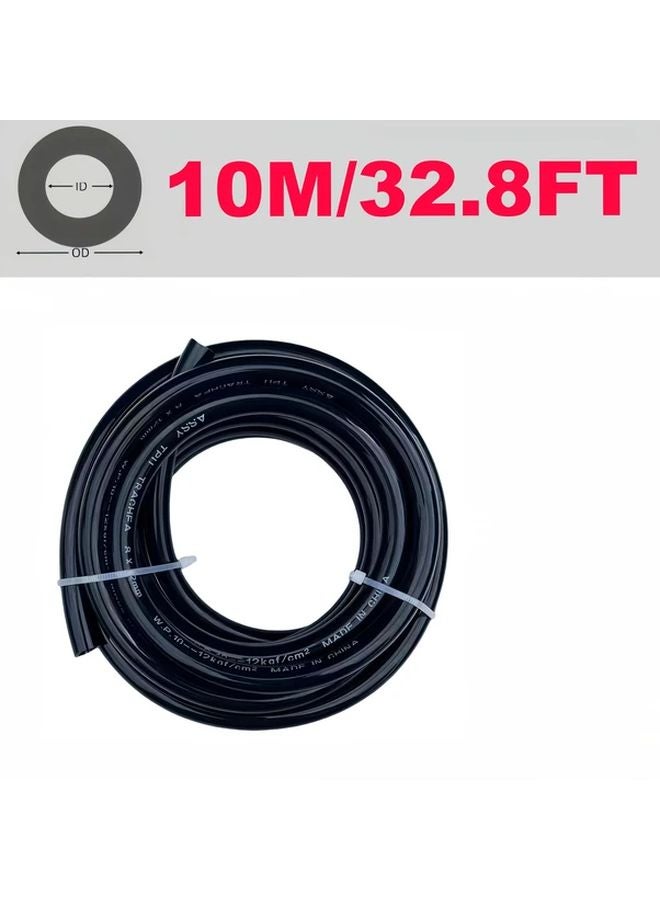 Blue Black Orange Polyurethane Pneumatic Hose 6mm OD 4mm ID 10m Hydraulic Industrial - Image 3