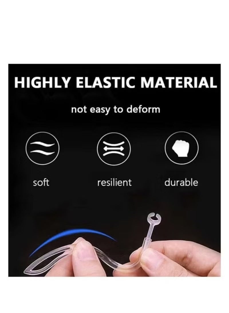 Transparent Ear Hooks Compatible for AirPods Pro 360° Rotation Adjustable Flexible Anti-Slip Anti-Lost Sport Outdoor Replacement Earhooks Holder for AirPod Pro Multi-Dimensional Adjustable - Image 5