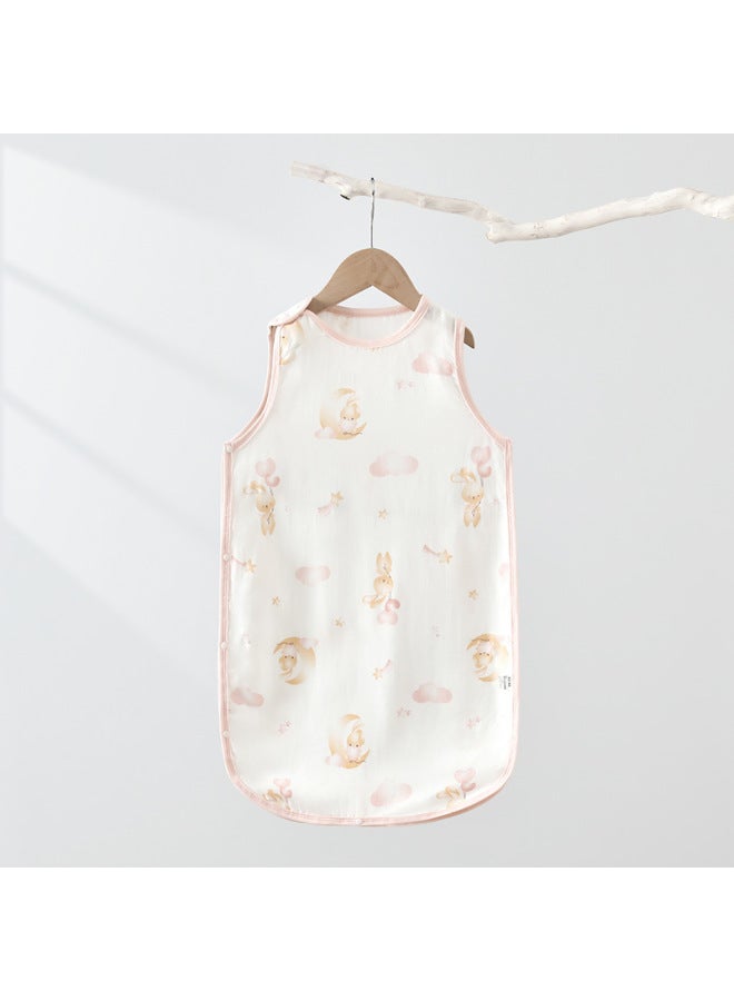 Baby Sleeping Bag Summer Thin Style Baby Sleeping Cotton Comfortable Infant Cartoon Children's Sleeveless Vest Gauze Toddler