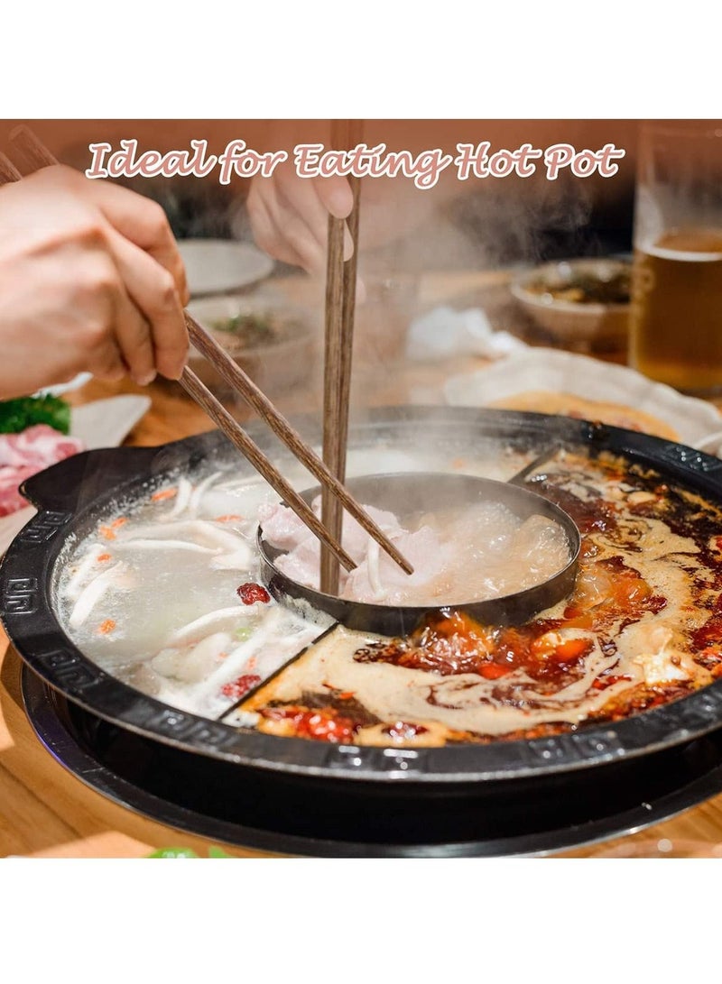 Y&D 10 Pairs Long Wooden Chopstick Cooking Chopsticks Extra Noodle Hot Pot Chinese Style Natural Frying for Cooking, 12 Inch  - Image 4