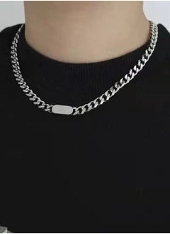 ماركة غير محددة 2 قطع سريعة نيكلاس و bracelet chain set cool sweater chain for men and women jewelry gift for lover and friend  - Image 2