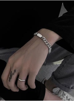 ماركة غير محددة 2 قطع سريعة نيكلاس و bracelet chain set cool sweater chain for men and women jewelry gift for lover and friend  - Image 3