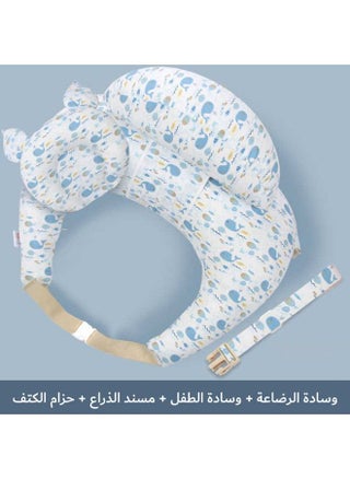 Blue Breast Feeding Nursing Pillow for Breastfeeding with Adjustable Waist Strap and Removable Cotton Cover - pzsku/Z17D370678CAB31922EABZ/45/_/1684747749/3e3df424-bfc1-4d6b-b87b-5c34496ba84e