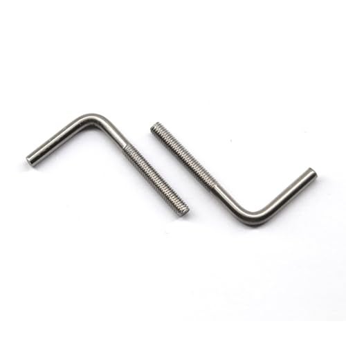 SeeRaphee (4 Pieces) M10x200mm L Shape Foundation Bolts 304 Stainless Steel Right Angle Anchor Bolt Long Square Bend Screw - Image 5
