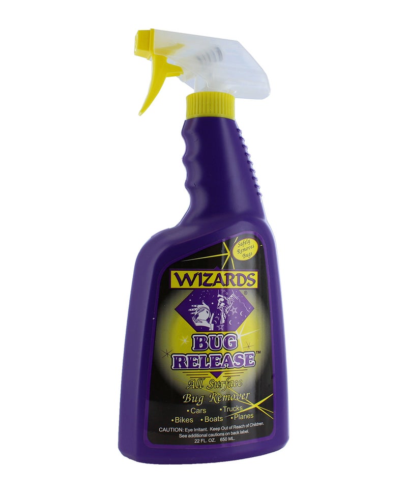 Wizards Bug Release_ Car Wash Presoak _ Bug Removal Surface Cleaner for Car Care, 22 oz. - 171420 - Image 5