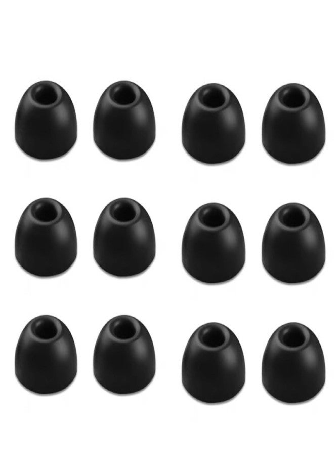 Wiki VALLEY 6 Pairs Replacement Silicone Earbuds Tips for Beats Fit Pro & Beats Studio Buds, 3 Sizes (S/M/L) - Soft Comfortable Noise Reduction Eartips for Beats Earbuds Replacement Tips, Fit in Case (Black) - Image 1