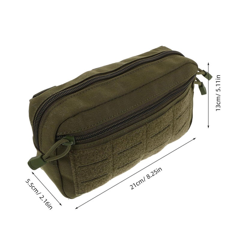 Multifunctional Military Green Fanny Pack With Multi Pockets For Hiking Camping Fishing Outdoor Use - Image 3