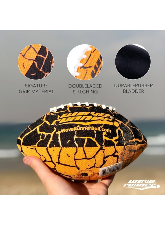 Wave Runner Grip It, Size 9.25in - Water Football, Beach Toys, Kids Outdoor Games for Summer | Pool Toys Football - Special Grip Pattern, Double Laced, Lightweight, All Weather Fun Water Toy Color: Random Color - Image 3