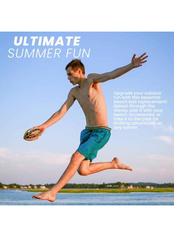 Wave Runner Grip It, Size 9.25in - Water Football, Beach Toys, Kids Outdoor Games for Summer | Pool Toys Football - Special Grip Pattern, Double Laced, Lightweight, All Weather Fun Water Toy Color: Random Color - Image 5