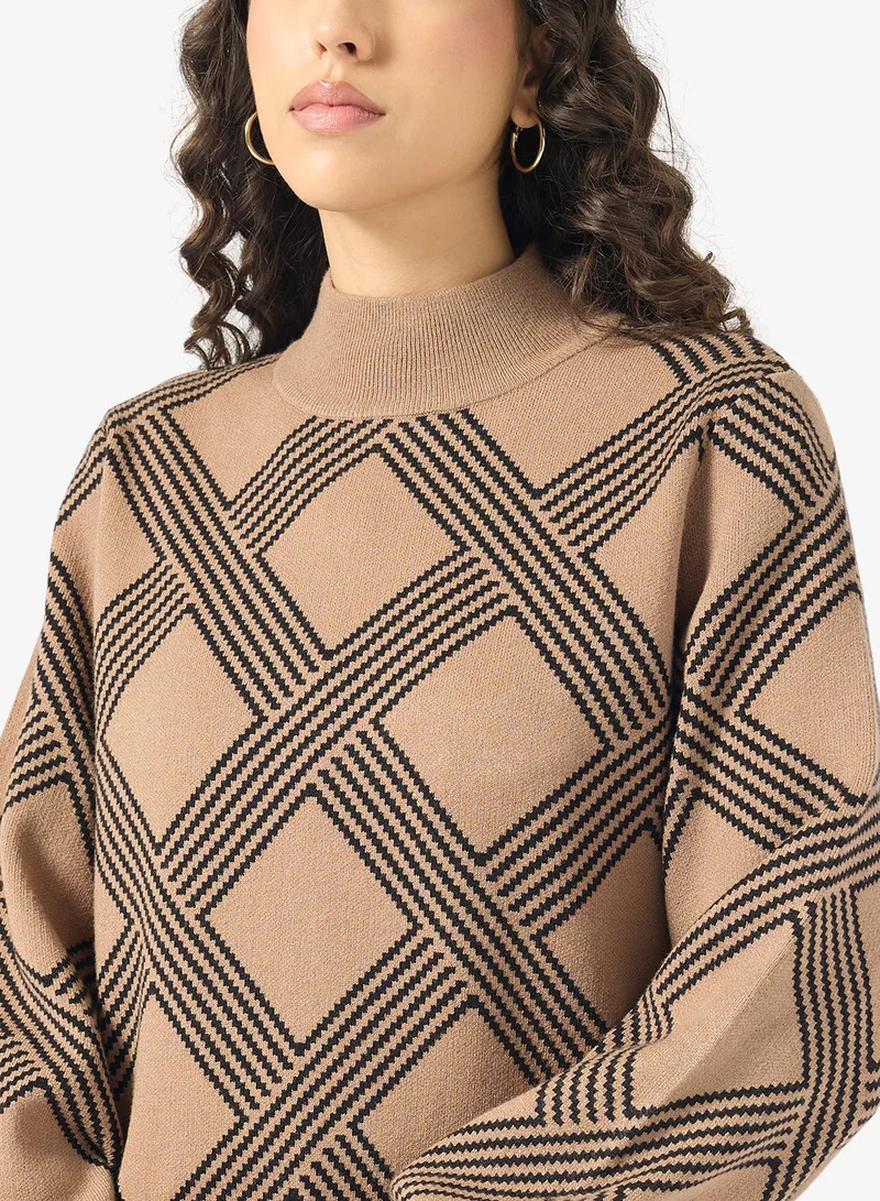 ONLY  ONLANNY Long Sleeve Crew NECK Knitted Sweater for Women | Best Price UAE