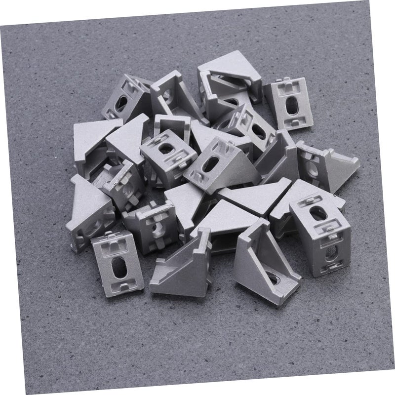 25 Pack Heavy Duty Aluminum Corner Brackets For 2020 Extrusion DIY Projects - Image 4