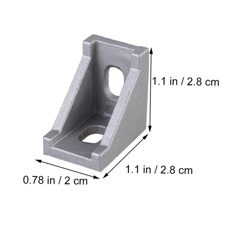 25 Pack Heavy Duty Aluminum Corner Brackets For 2020 Extrusion DIY Projects - Image 3