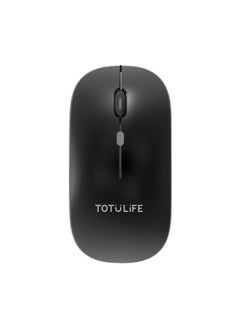 Totulife Rechargeable Wireless Mouse Duo Bluetooth/2.4GHz - Black  - Image 2