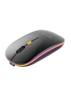Totulife Rechargeable Wireless Mouse Duo Bluetooth/2.4GHz - Black  - Image 4
