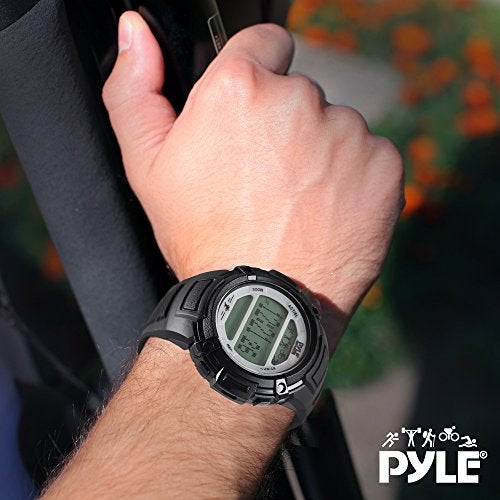Pyle Digital Multifunction Sports Wrist Watch - Smart Fit Classic Men Women Sport Running Training Fitness Gear Tracker w/ Sleep Monitor, Pedometer, Alarm, Stopwatch, Backlight - Pyle PAST44GN (Green) - Image 3