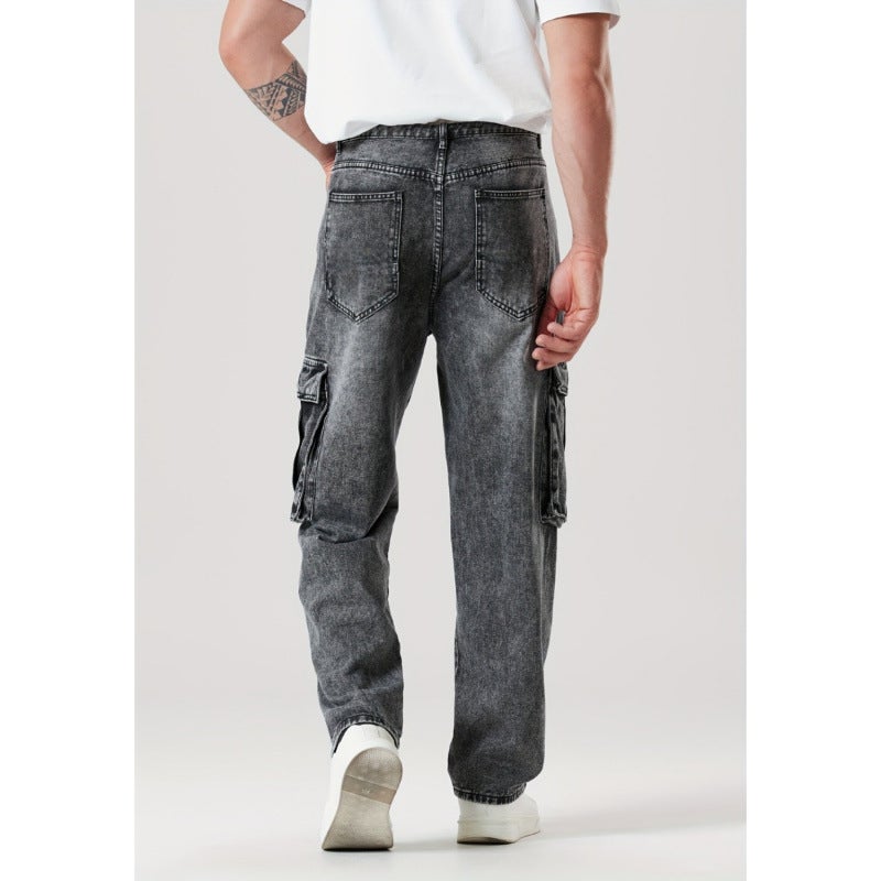 Unisex Casual Daily Denim Jeans - Image 5