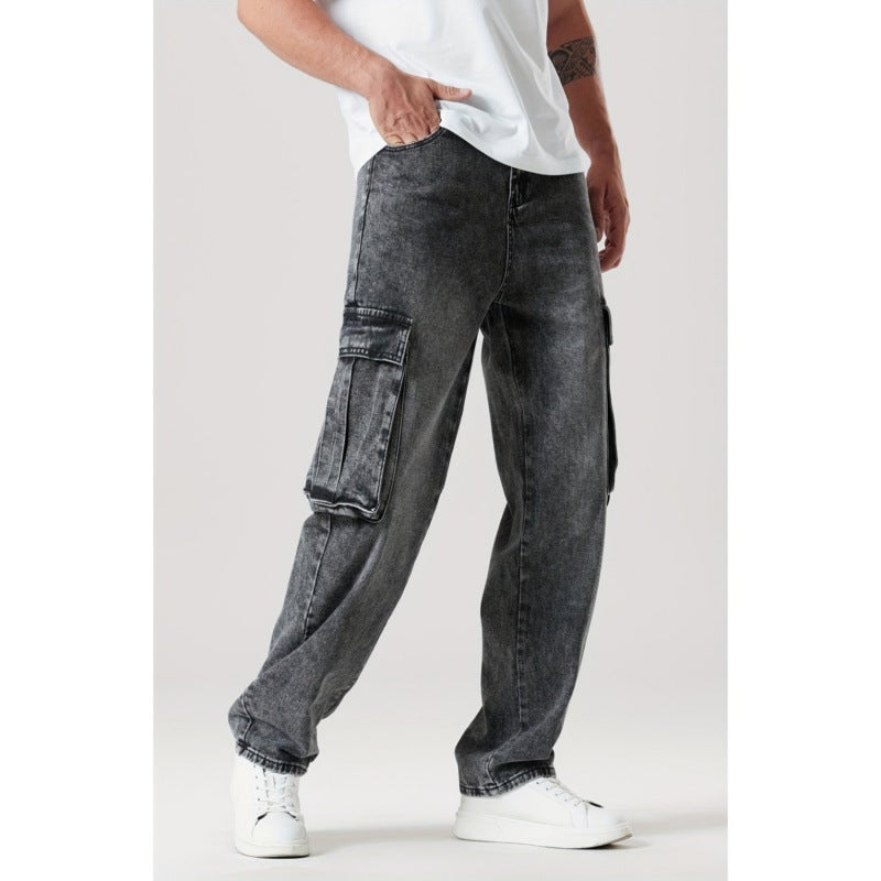 Unisex Casual Daily Denim Jeans - Image 4