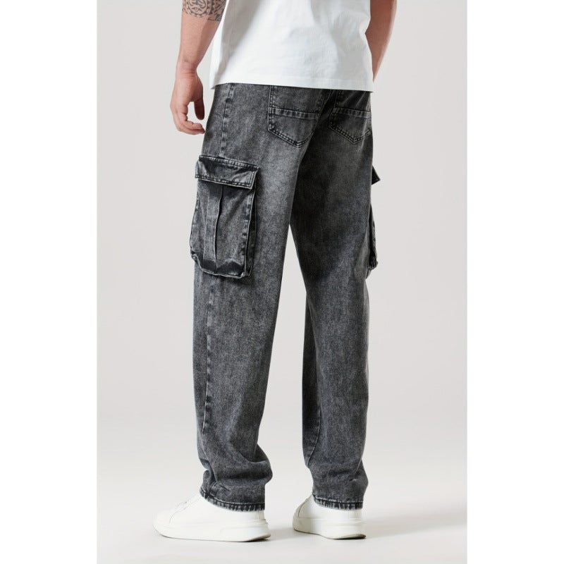 Unisex Casual Daily Denim Jeans - Image 2
