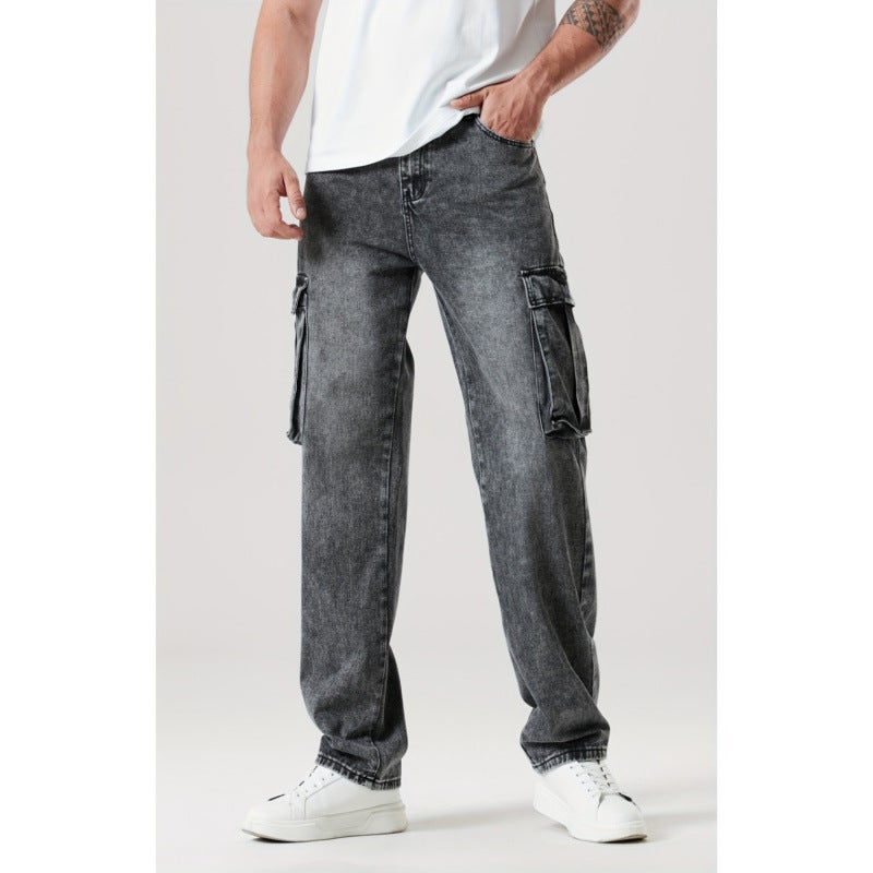 Unisex Casual Daily Denim Jeans - Image 1