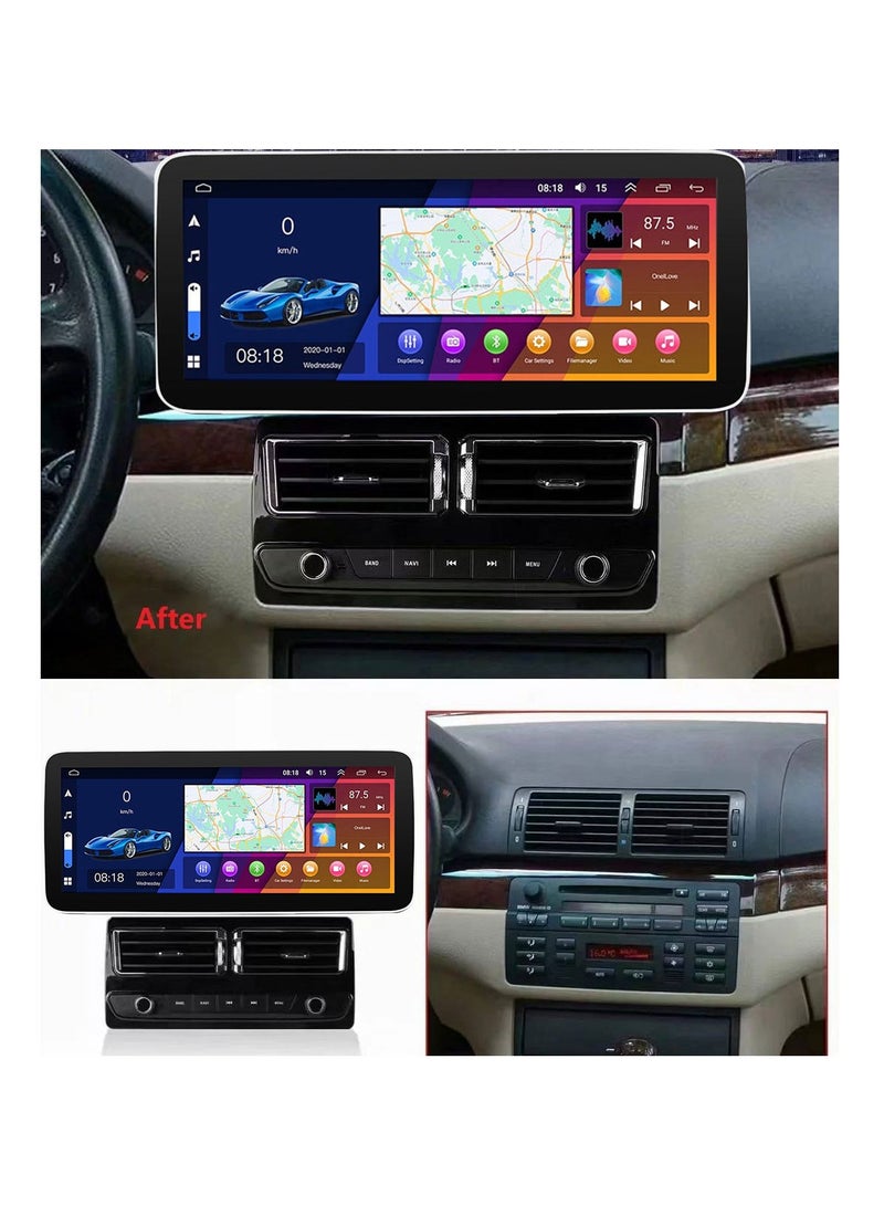 Raymos 12.3 inch BMW Car Stereo BMW E39 1995-2006  Android Screen Support Apple Carplay Android Auto Wireless 4GB RAM Fast Interface included 4G Wifi USB QLED ( 1280x720 ) - Image 2