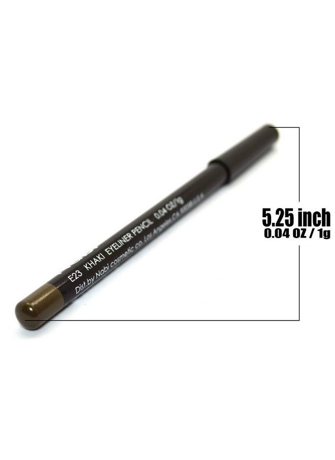 BeautiYo - Nabi Professional Makeup E23 Khaki Eye Liner Eyeliner Pencil 0.04 Oz / 1G Beutiyo + Zipbag - Image 1