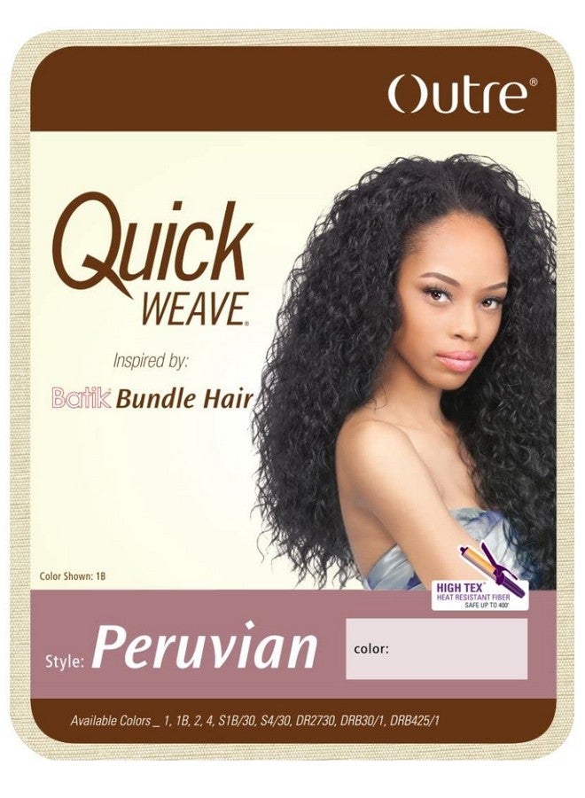 Outre Quick Weave Synthetic Half Wig Peruvian1B - Image 3