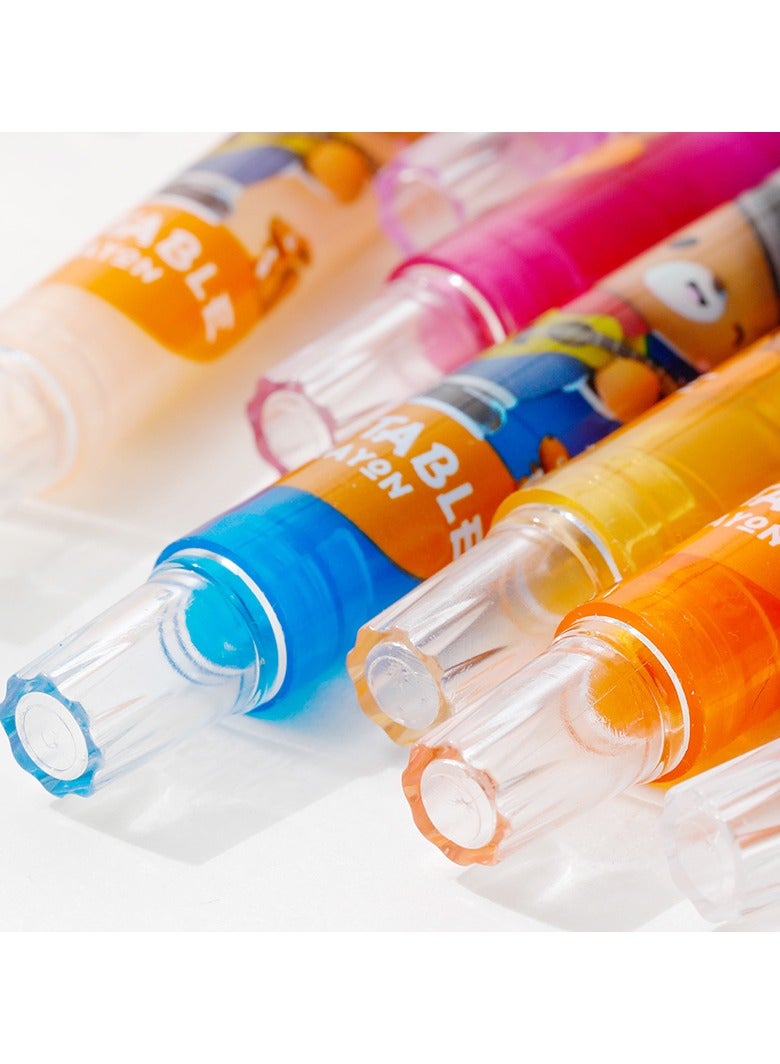 Deli EC223-12 Twistable Crayons Ø10×165mm, 12 Colors – ideal for clean and fun coloring - Image 5