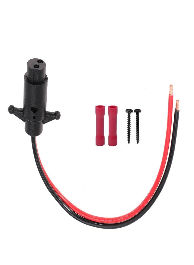 Kicofyee Trolling Motor Plug 8 Gauge 2 Wire 12V-24V Compatible with Minn Kota Marine Boat Waterproof Trolling Motor Connector (Plug-MA08) - Image 1