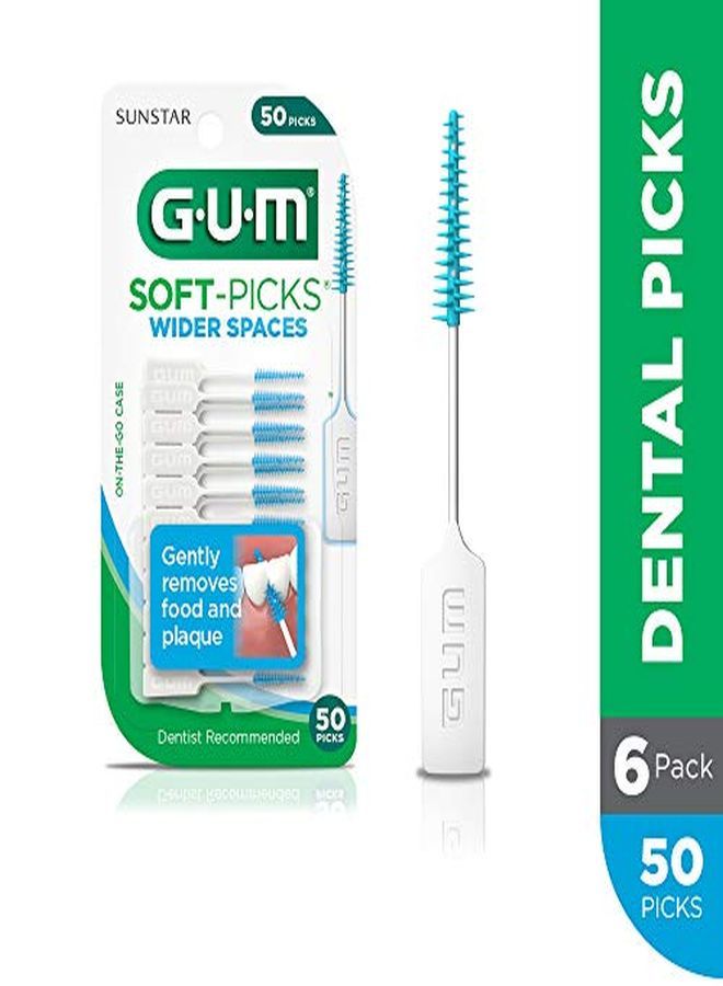Gum Soft-Picks Wider Spaces Dental Picks, 50 Count (Pack Of 6) - Image 2