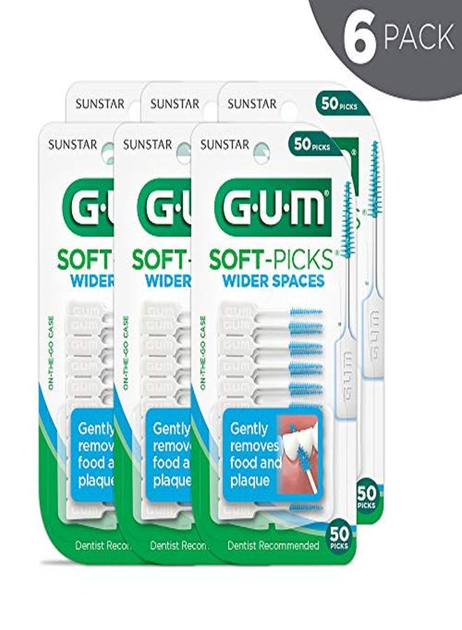 Gum Soft-Picks Wider Spaces Dental Picks, 50 Count (Pack Of 6) - Image 4