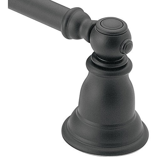 Moen YB5424WR Kingsley 24-Inch Bathroom Single Towel Bar, Wrought Iron - Image 1