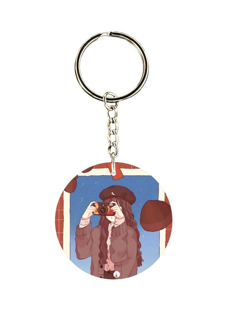 RKN Girl Printed Keychain