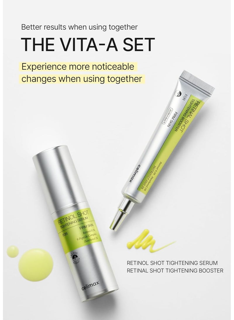 celimax The Vita A Retinal Shot Tightening Booster | Pore Minimizer, Wrinkles & Fine Lines, Firmer Skin, 15ml - Image 2