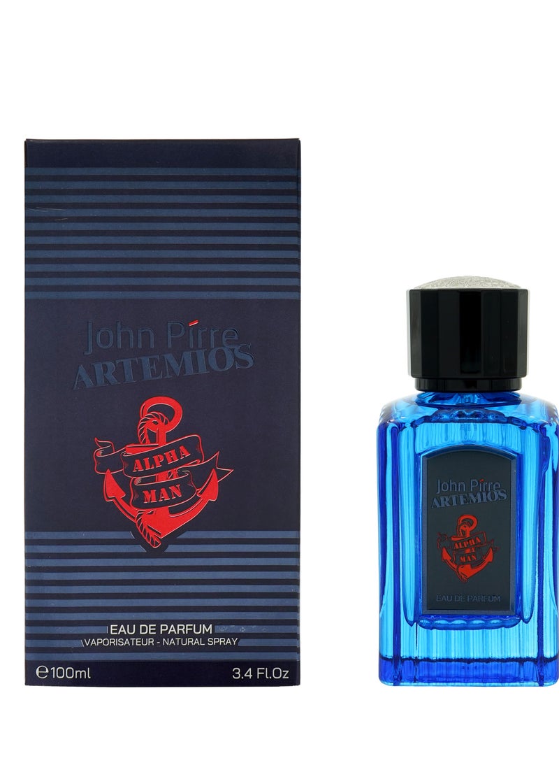 ARTEMIOS JOHN PIRRE ALPHA MAN 100ML EDP - Image 1