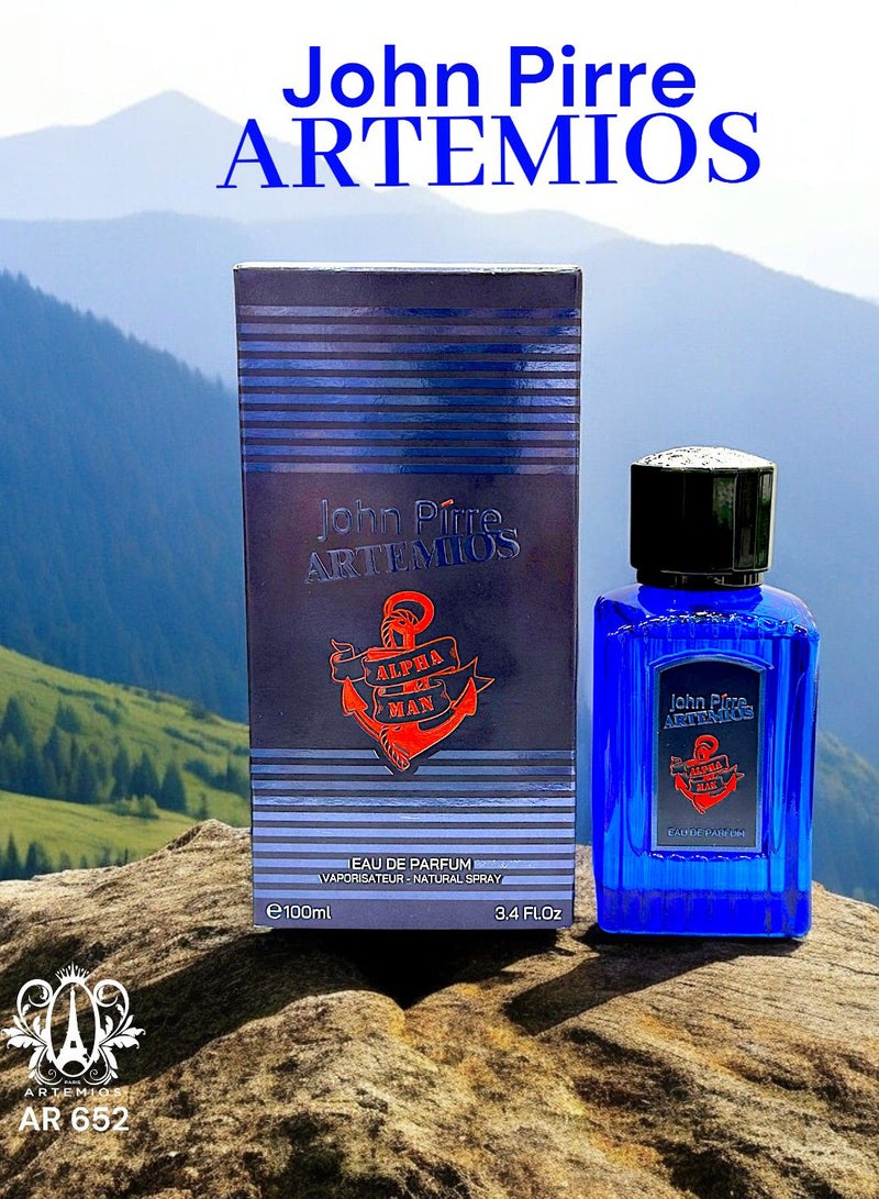 ARTEMIOS JOHN PIRRE ALPHA MAN 100ML EDP - Image 3