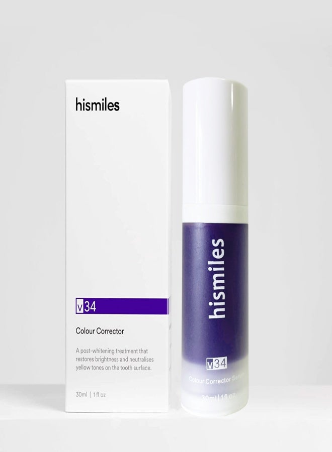 HiSmile Teeth Color Corrector, Purple Teeth Brightening Toothpaste, Remove Stains, Teeth Brightening Purple Toothpaste, Remove Coffee, Stains, Yellow Teeth (30ml）  - Image 1