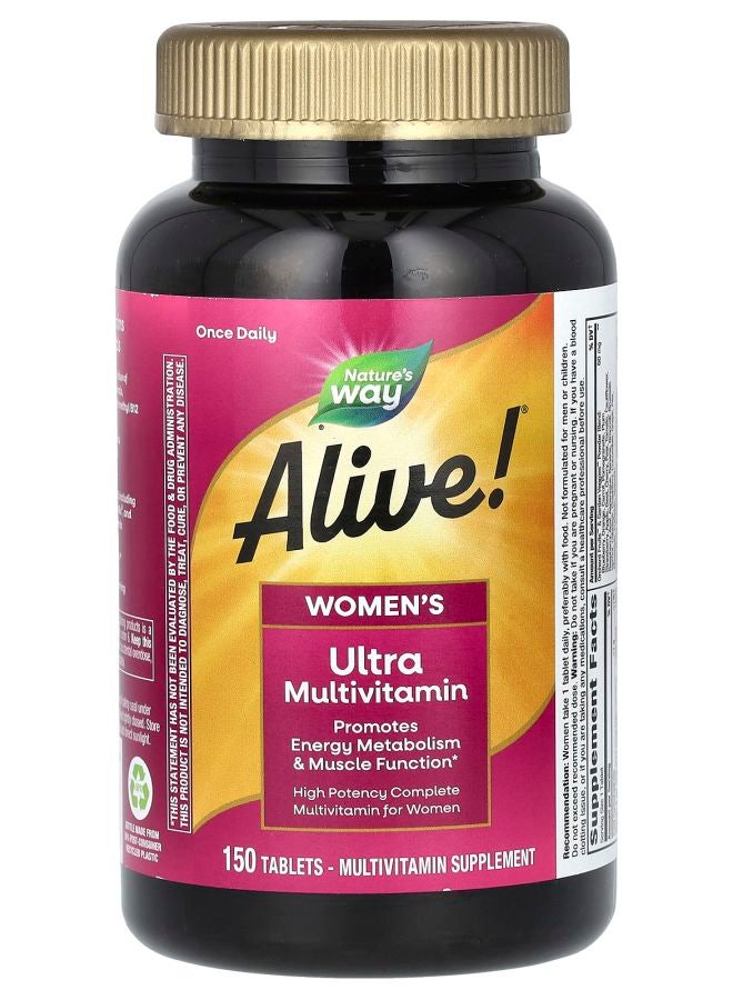 Alive! Women's Ultra Multivitamin 150 Tablets