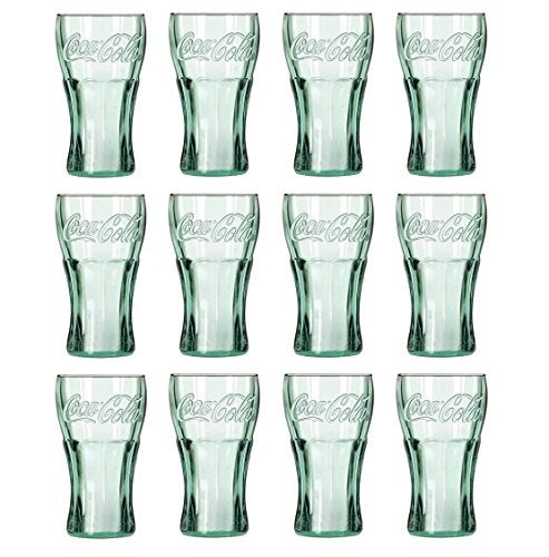LIBBEY Libbey Glass Tumblers 1675oz Coca Cola Set of 12 