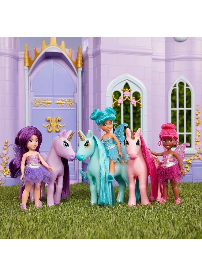 MGA دمى الفتيات الصغيرات من MGA Entertainment Dream Bella بتغيير اللون مفاجأة 5.5" وحصان وحيد القرن الصغير 2 حزمة - أوبري ولافندر، الجنية الأرجوانية وحصان وحيد القرن، لعبة للأطفال من أعمار 3، 4، 5+، متعددة الألوان، 583639 - Image 3
