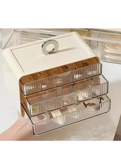 Makeup Organizer With 3 Drawers