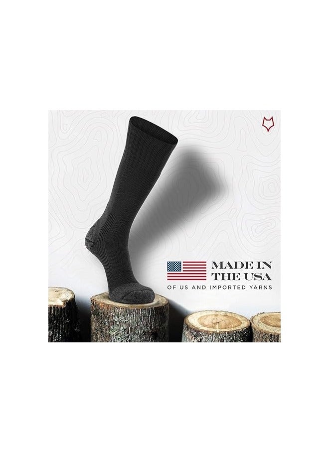فوكس ريفر جوارب فوكس ريفر لون أسود مقاس لارج فقط Wick Dry® Maximum Md Wt Mid-Calf Boot 6074 - Image 2