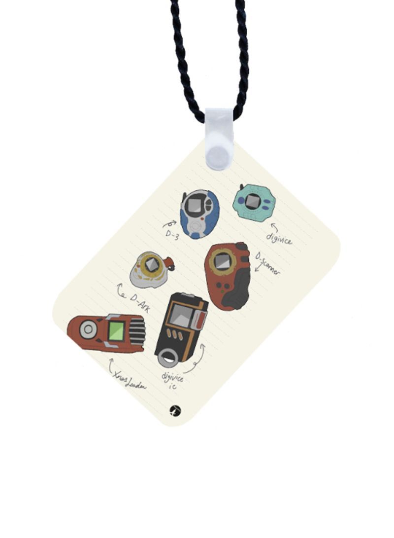 RKN Digimon Printed Car Mirror Pendant - Image 1