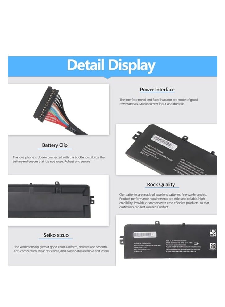 Terabyte Compatible L14M3P24 Laptop Battery for IdeaPad Y520-15IKBA Y520-15IKBM Y520-15IKBN Y700-14ISK 700-15ISK 700-17ISK L16M3P24 L14S3P24 L16S3 P24 - Image 2