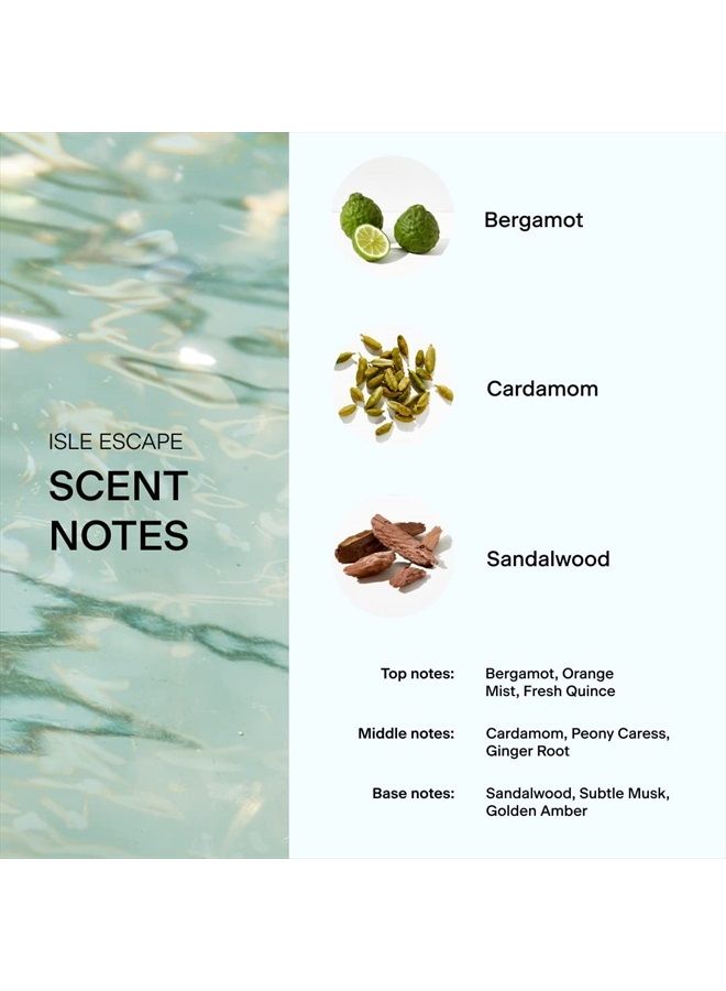 Skylar Isle Escape Eau de Perfume - Hypoallergenic & Clean Perfume for Women & Men, Vegan & Safe for Sensitive Skin - Fresh Perfume with Notes of Bergamot, Cardamom & Sandalwood - (50mL /1.7 Fl oz) - Image 3