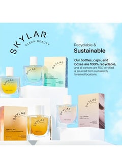 Skylar Isle Escape Eau de Perfume - Hypoallergenic & Clean Perfume for Women & Men, Vegan & Safe for Sensitive Skin - Fresh Perfume with Notes of Bergamot, Cardamom & Sandalwood - (50mL /1.7 Fl oz)  - Image 5