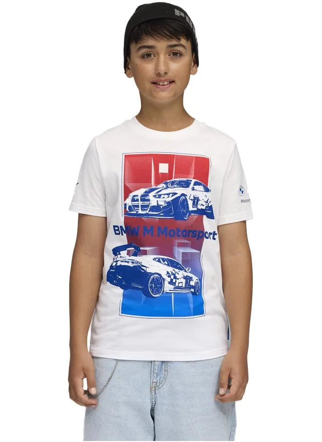 بوما تيشرت BMW M Motorsport Block للشباب