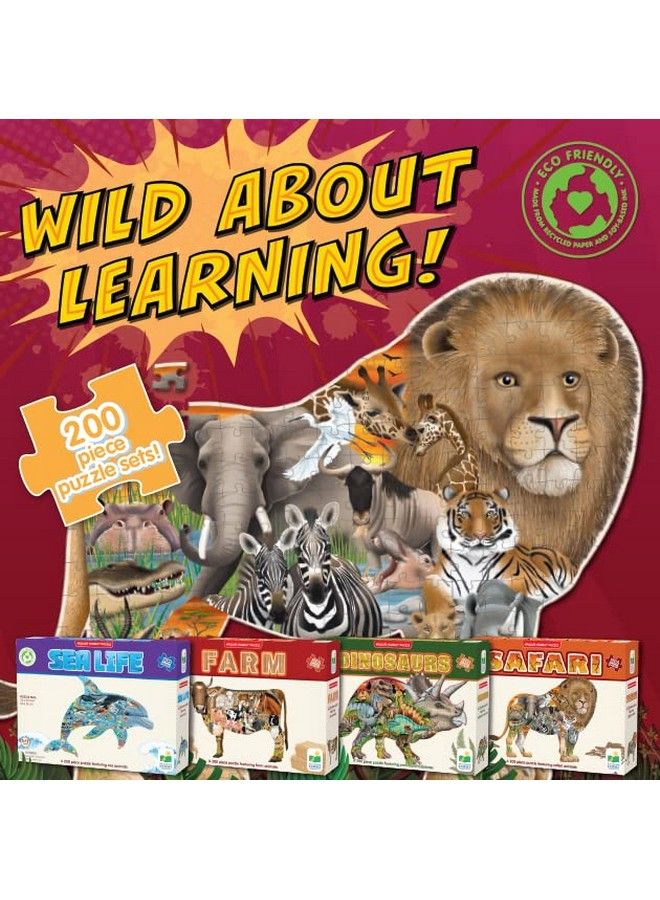 THE LEARNING JOURNEY : Wildlife World Safari Puzzle 200Pcs - Image 5